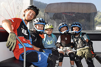 Kinder Bike Schule Saalbach-Hinterglemm Shuttle